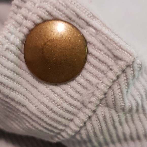 American Apparel Light Blue Corduroy Circle Skirt - Picture 5 of 8